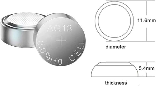 20PCS AG13 LR44 A76 SR44 303 357 1.5V Button Coin Cell Battery