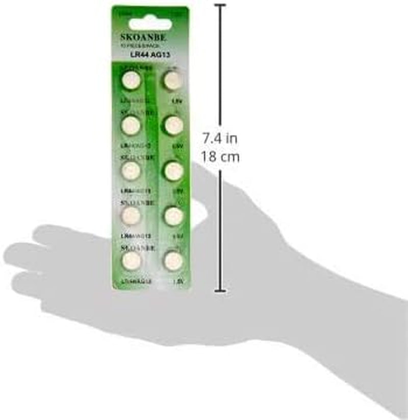 20PCS AG13 LR44 A76 SR44 303 357 1.5V Button Coin Cell Battery